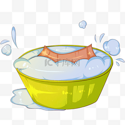 盆子碗筷图片_卫生日洗衣服绿盆