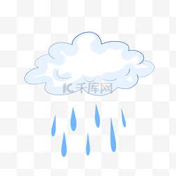 下雨天打伞的小狗图片_下雨雨点雨滴