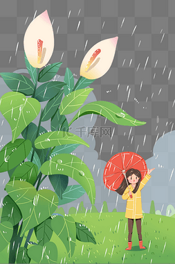 24节节气图片_雨水小雨春季清明二十四节