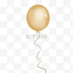 金色金气球