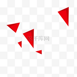 几何体三角形不规则漂浮装饰图片