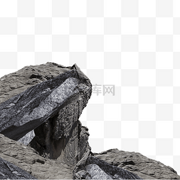 青蛙在石头上图片_悬崖石头岩石