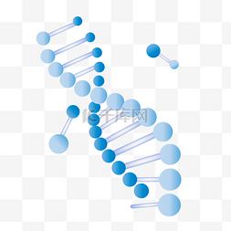 军娘模型图片_蓝色几何生物科技模型