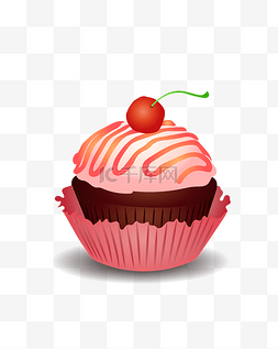 甜品矢量插画图片_矢量美味甜品糕点