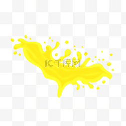  黄色芒果汁 