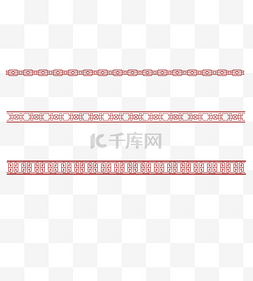 传统花边花边图片_中国风分割线