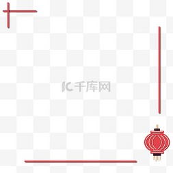 中秋节日灯笼边框