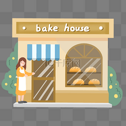 烘焙蛋糕广告图图片_烘焙面包房店铺