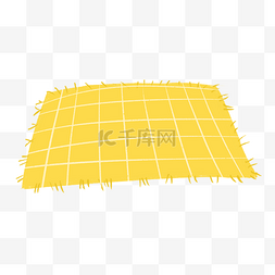 黄色的垫子