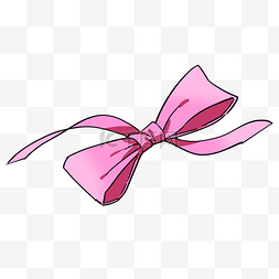 丝织制品粉色蝴蝶结礼盒用
