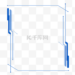 科技创意商务简约边框