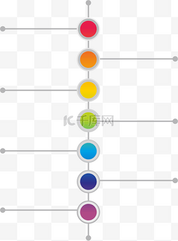 矢量商业时间轴素材