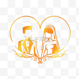 花边图片_婚礼logo