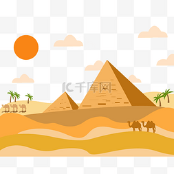 埃及金字塔psd图片_金字塔埃及开罗