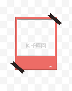 手绘拍立得边框图片_手帐照片边框手绘可爱
