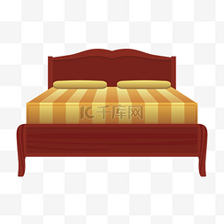 一张红木双人床插图