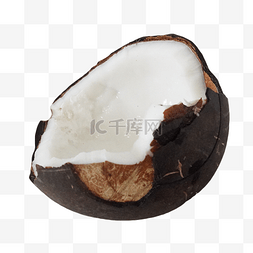 泰国文物图片_黑棕色美味椰子