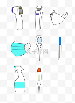 界面控件合集图片_防范疫情图标