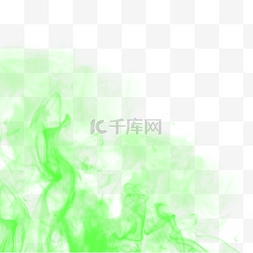 绿色的烟雾图片_中国风简约绿色烟雾晕染