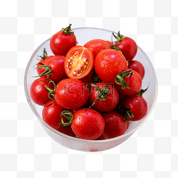 红色的番茄图片_新鲜的千禧果摄影图片