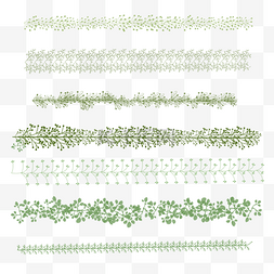 树叶矢量框图片_实用植物花边边框矢量素材