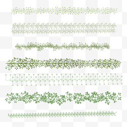 实用植物花边边框矢量素材