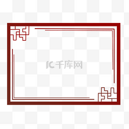 节日图片图片_古风门窗元素剪纸装饰边框纹理