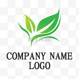 腾讯logo图片_绿色茶叶LOGO