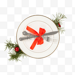 圣诞图片_圣诞刀叉餐具