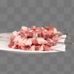 肉肉图片_烧烤猪肉肉串