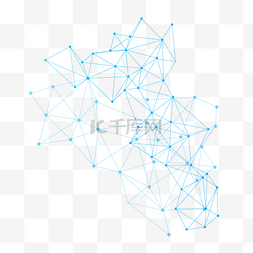 简约线条装饰图案图片_蓝色简约线条装饰图案