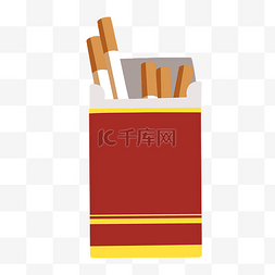 点上的香烟图片_红色盒装香烟