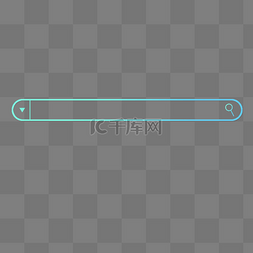 简约渐变时尚搜索框
