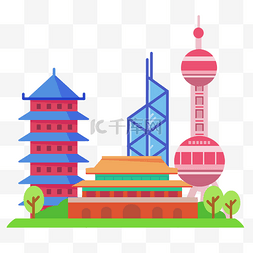 地标建筑中国上海