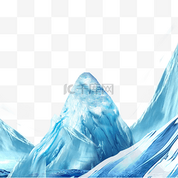 冰河素材图片_冰河冰山