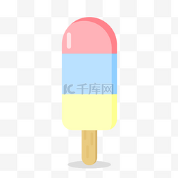冰棒甜品矢量素材图片_夏季清凉水果口味冰棒矢量PNG免抠