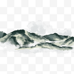 中国风山水山峰