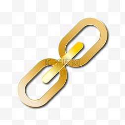 铜色金属质感锁链