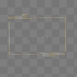 中国风线条图片_简约中国风边框