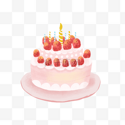 生日蛋糕水果蛋糕蜡烛