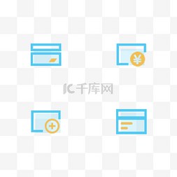 银行app图片_互联网金融蓝色银行APP图标