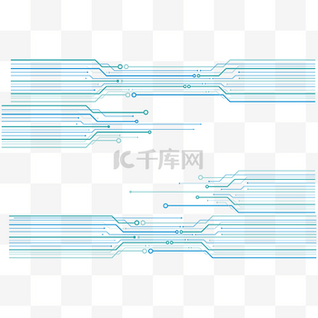 电路横线设计素材