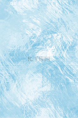 冰块图片_蓝色冰裂冰纹纹理