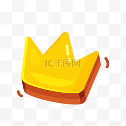 国王皇冠矢量图图片_黄冠的可爱元素