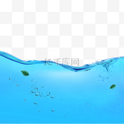 蓝色大海水纹