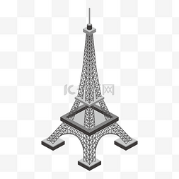 旅游建筑标志巴黎铁塔