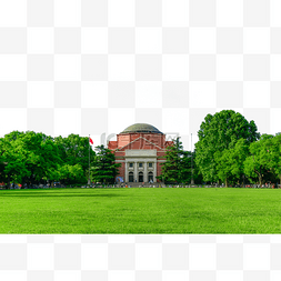 北京清华大学校园大礼堂