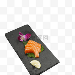 新鲜鱼肉图片_新鲜的三文鱼肉和水果免抠图