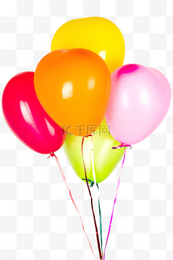 彩色气球爱心气球图片_彩色爱心气球