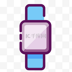 手表图片_彩色创意圆角手表元素